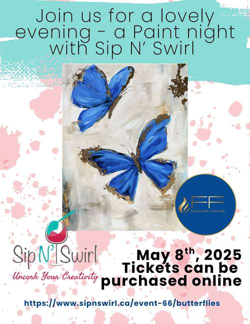 Fogolar Furlan Sip n' Swirl Paint Night on May 9, 2025