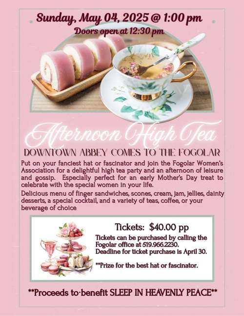 FFWA Presents Afternoon High Tea