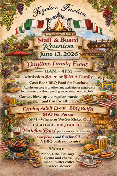 Fogolar Furlan Staff & Board Reunion